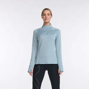 2XU | Women's Ignition 1/4 Zip - Chambray