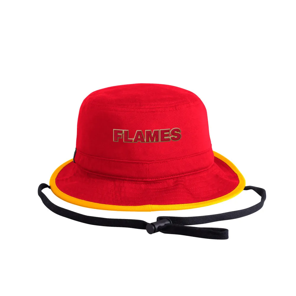 ADIDAS CALGARY FLAMES HOCKEY BUCKET HAT