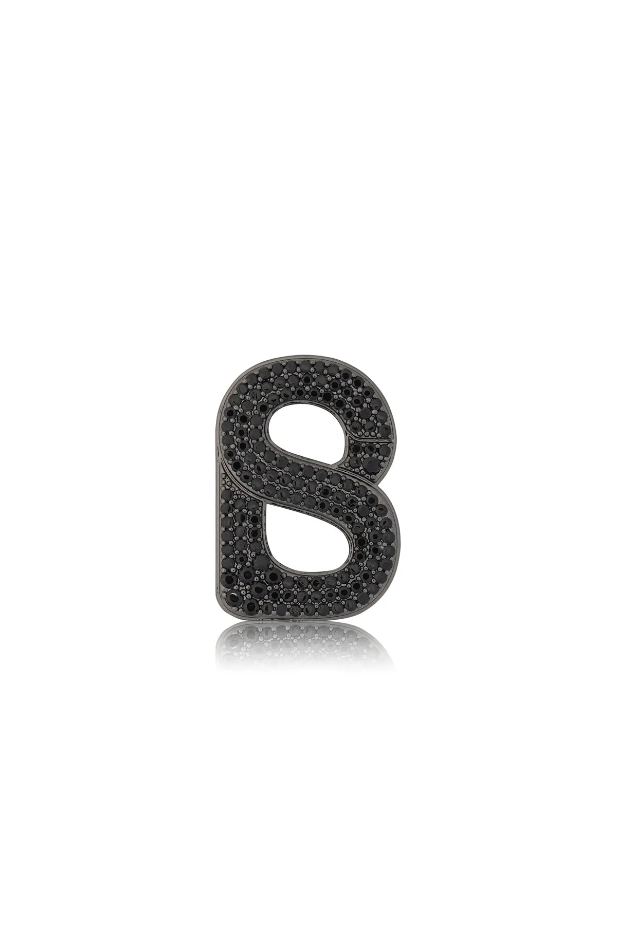 Alva Ring Brooch - Gunmetal