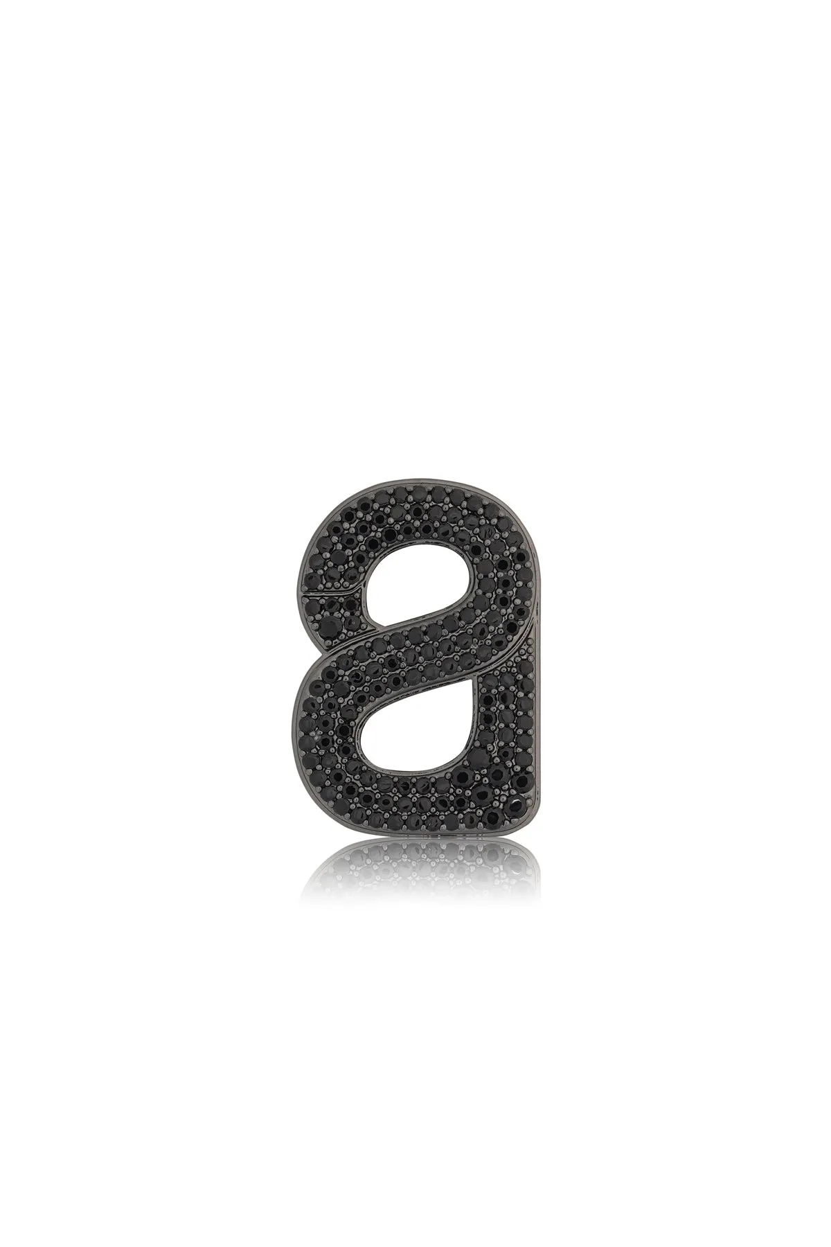 Alva Ring Brooch - Gunmetal