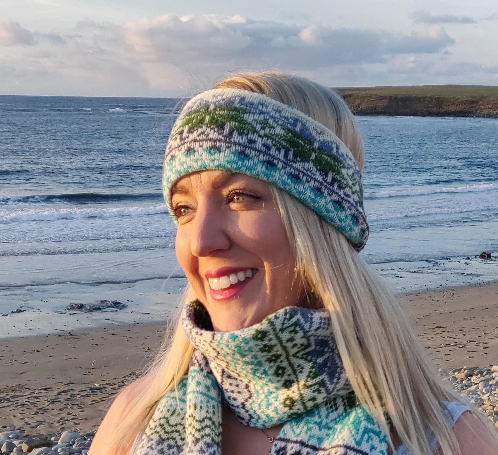 Annie Glue Sea Blue Fair Headband