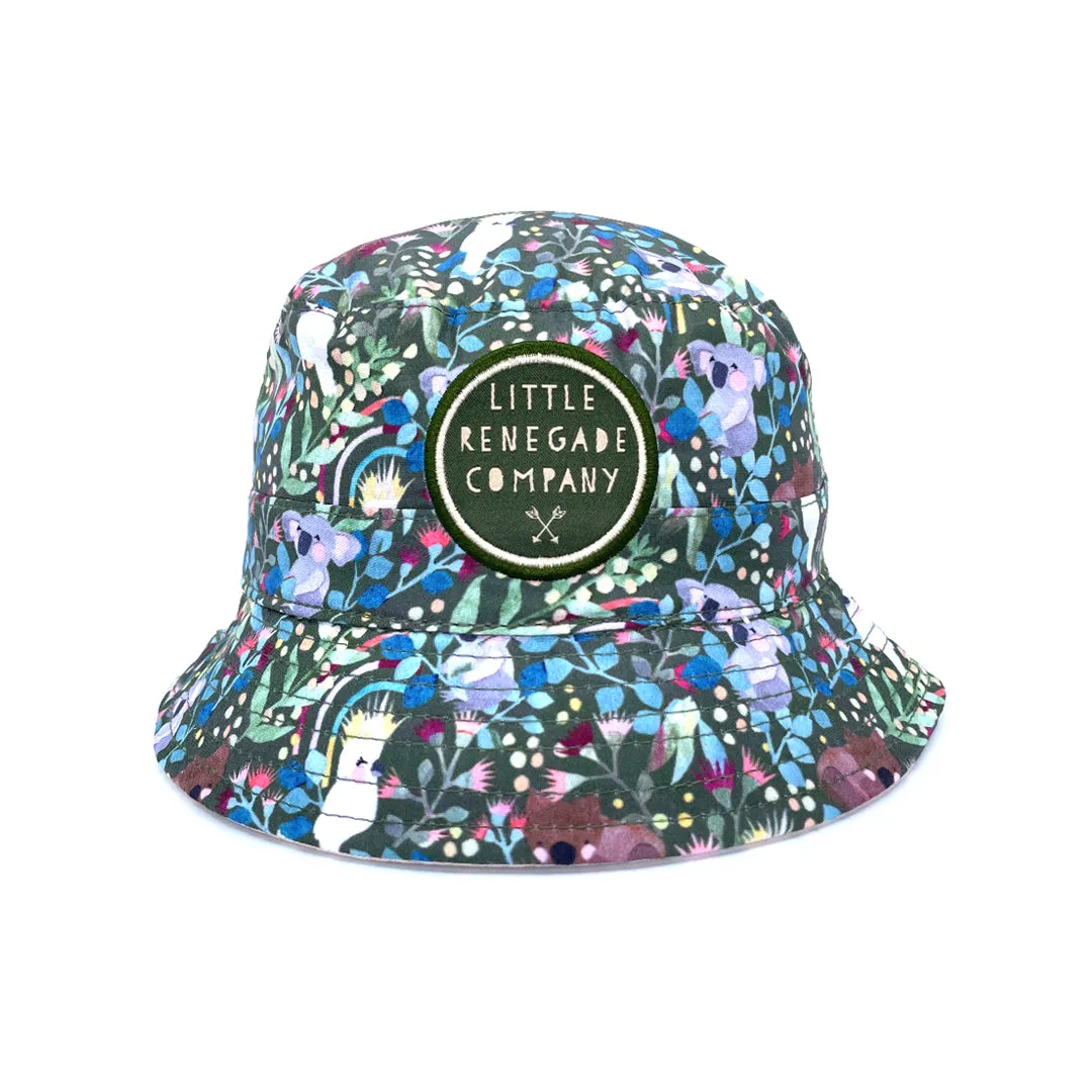 AUSSIE NATIVES REVERSIBLE BUCKET HAT - 4 Sizes