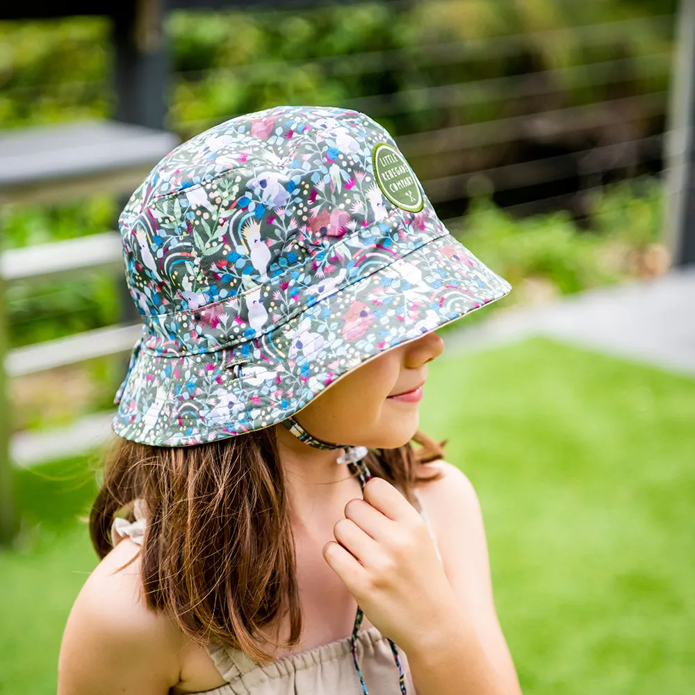 AUSSIE NATIVES REVERSIBLE BUCKET HAT - 4 Sizes