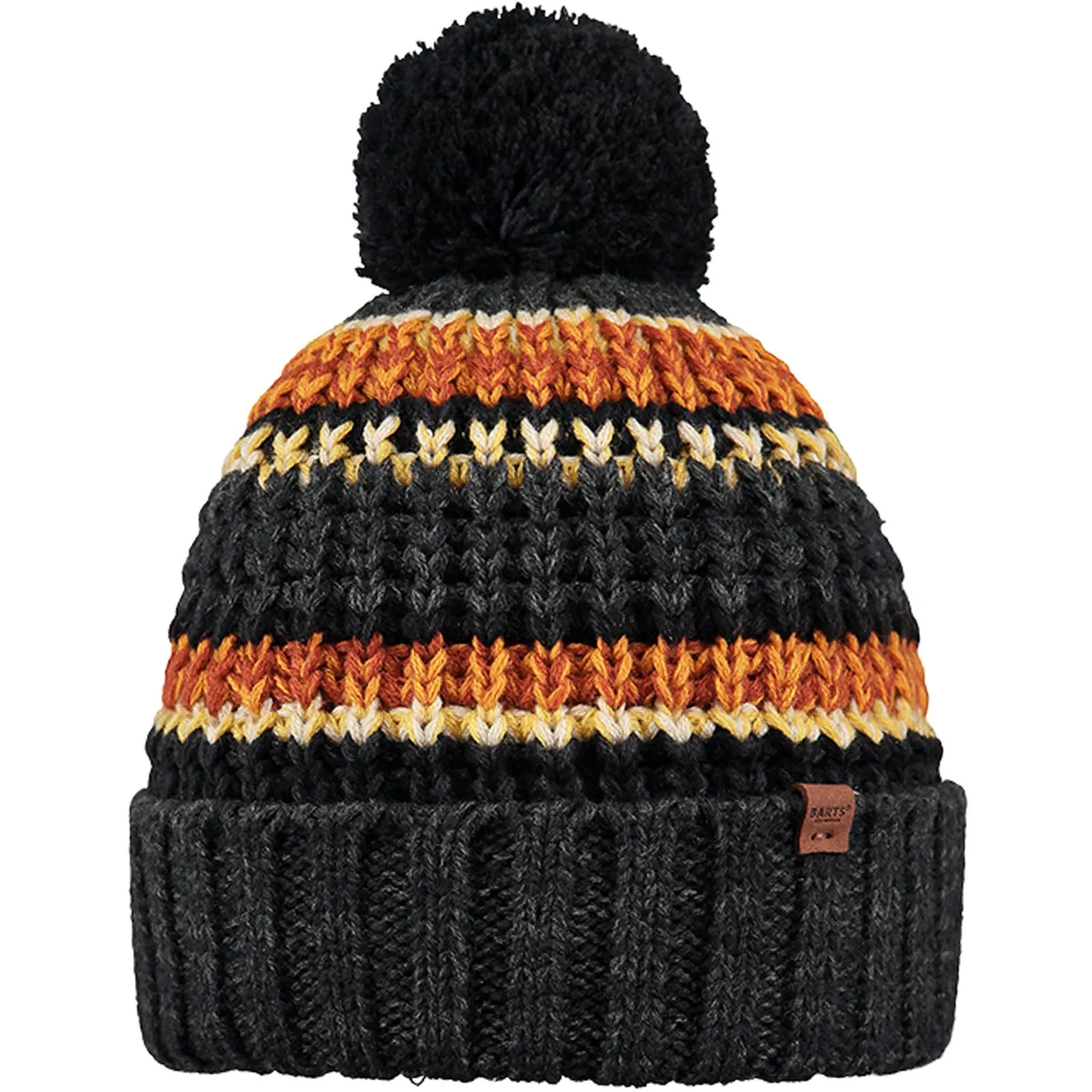 Barts Mens Goser Pom Pom Mixed Knit Bobble Hat