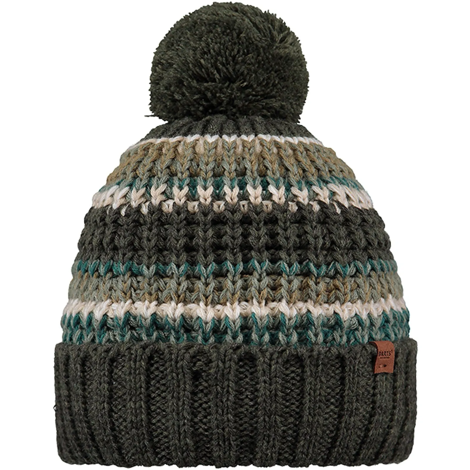 Barts Mens Goser Pom Pom Mixed Knit Bobble Hat