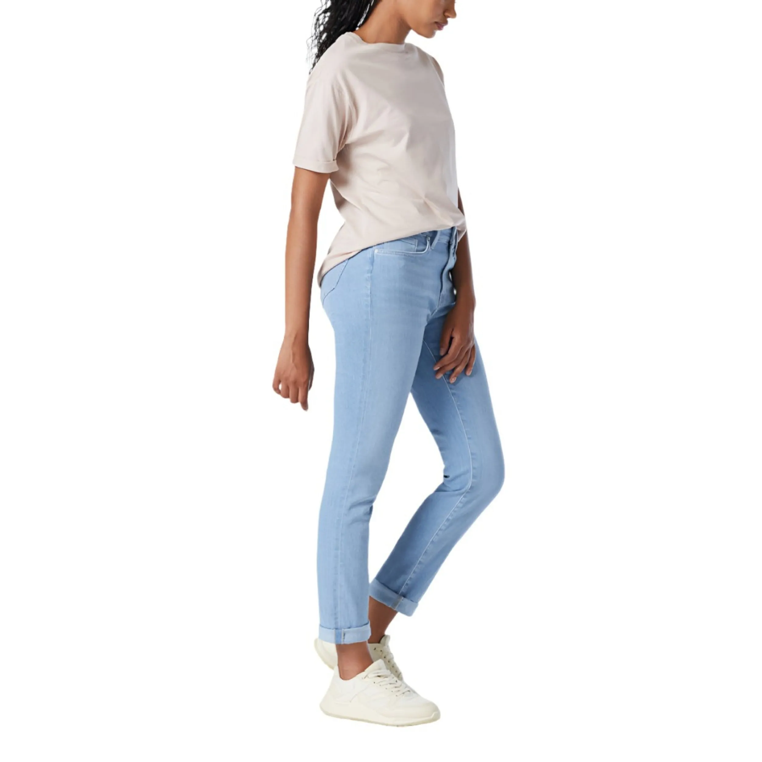 Bleached Feather Blue Kathleen Slim Jeans