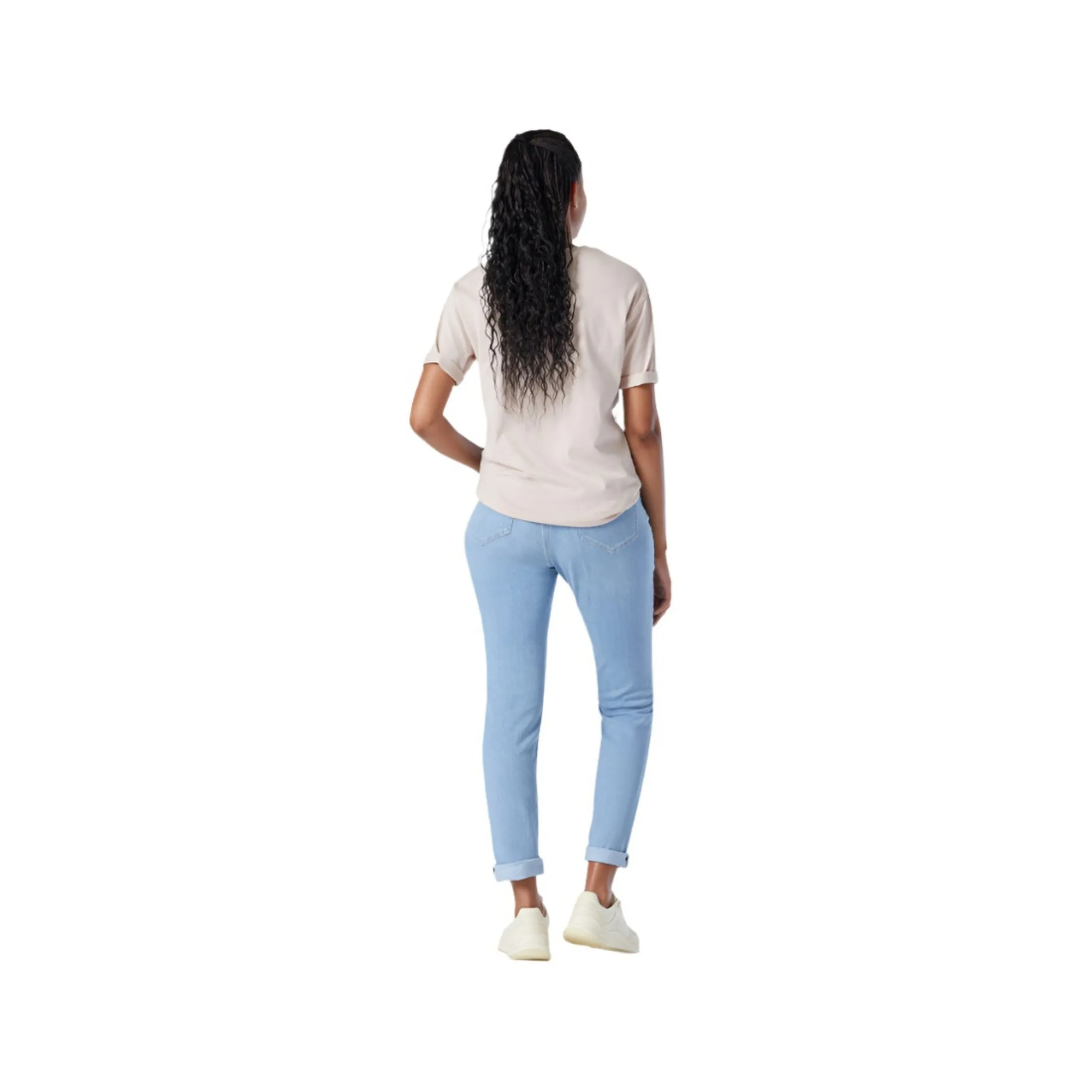 Bleached Feather Blue Kathleen Slim Jeans