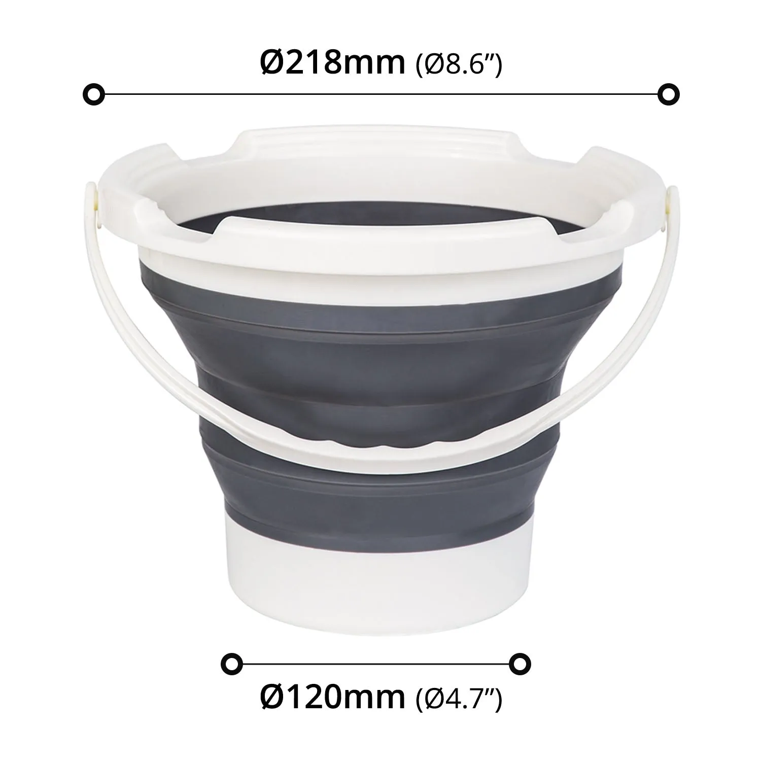 Brush Wash Bucket (2.7L)