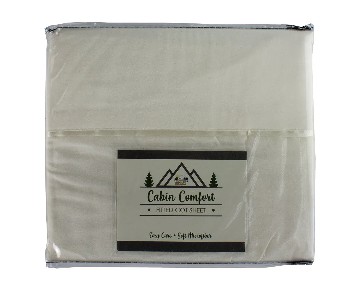 Cabin Comfort Camp Cot Fitted Sheet