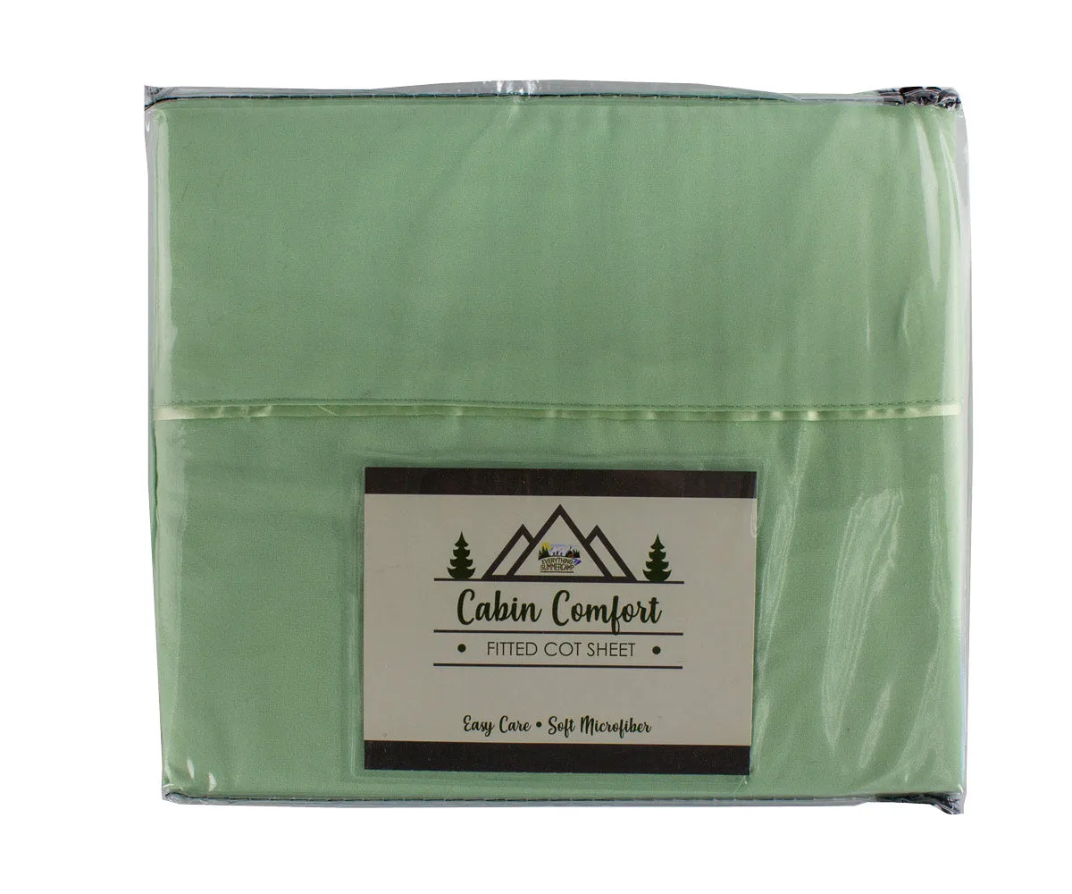 Cabin Comfort Camp Cot Fitted Sheet