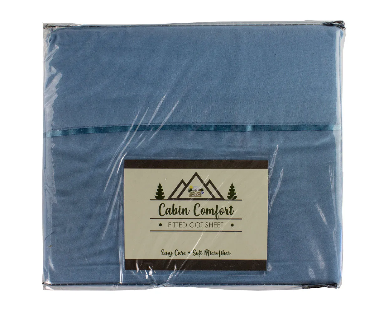 Cabin Comfort Camp Cot Fitted Sheet