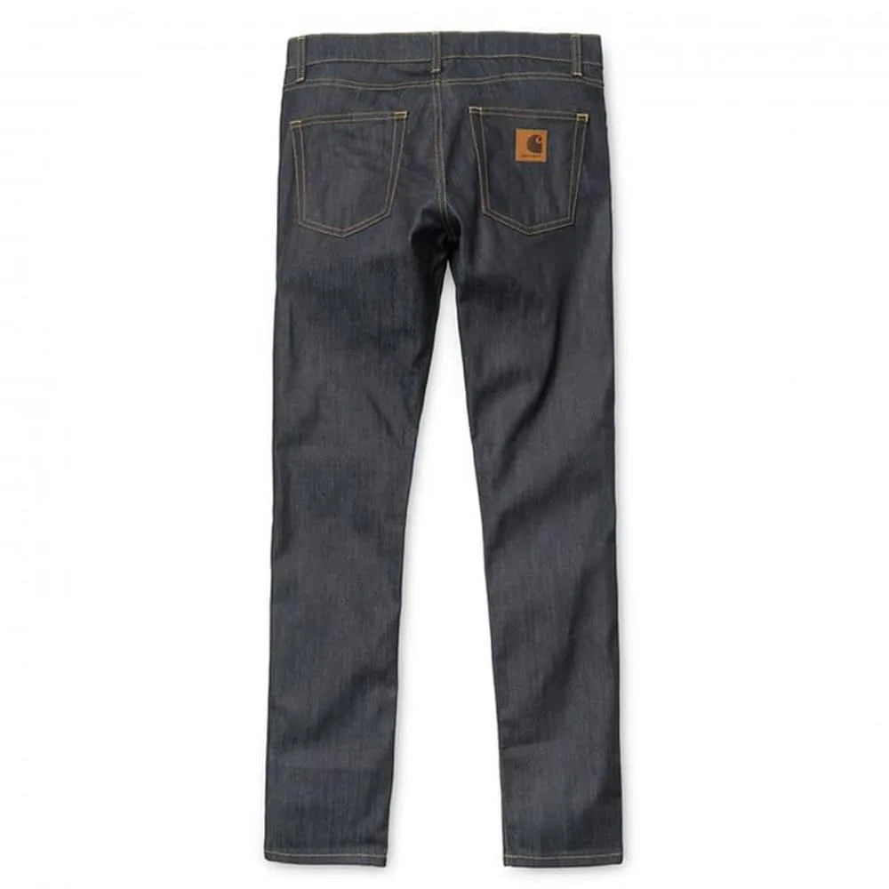 Carhartt Rebel Pant Jeans Slim Fit - Blue Rigid