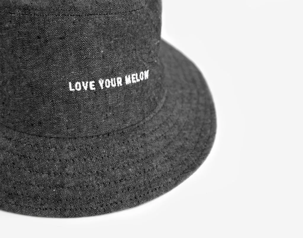 Charcoal Linen Bucket Hat