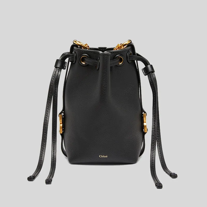 CHLOE Marcie Micro Bucket Black CHC23AP844I31