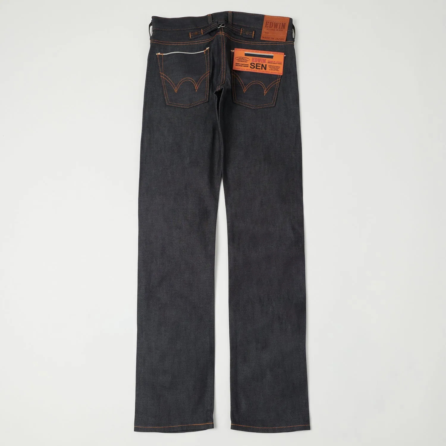 Edwin SEN Cinch Blue/Grey Selvage Slim Straight Jeans