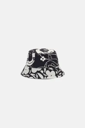 Floral Snake Bucket Hat