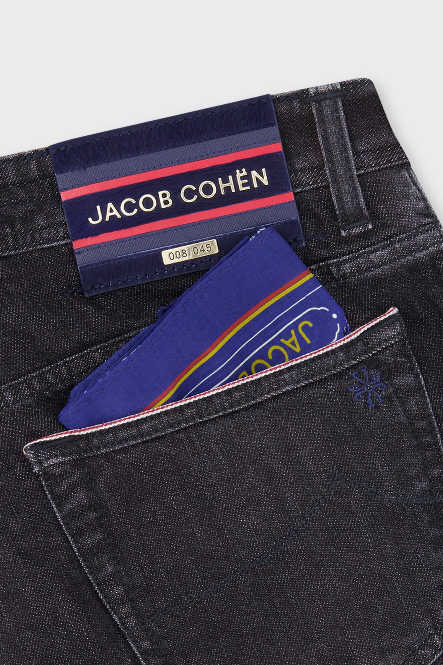 Jacob Cohen Black Slim Fit Bard Limited Edition Jeans