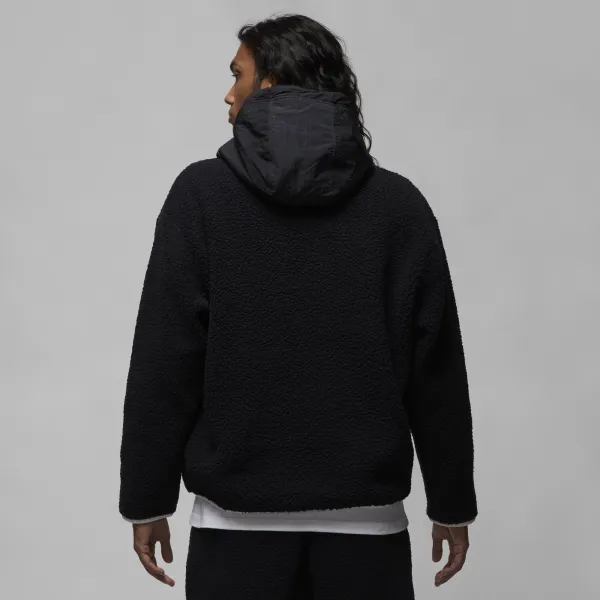 Jordan - Men - Essentials Fleece Winter Pullover - Black/Sail