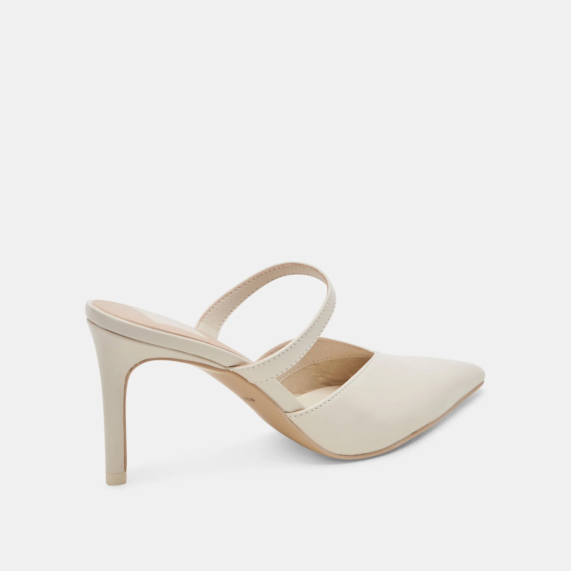 KANIKA HEELS WHITE CRINKLE PATENT