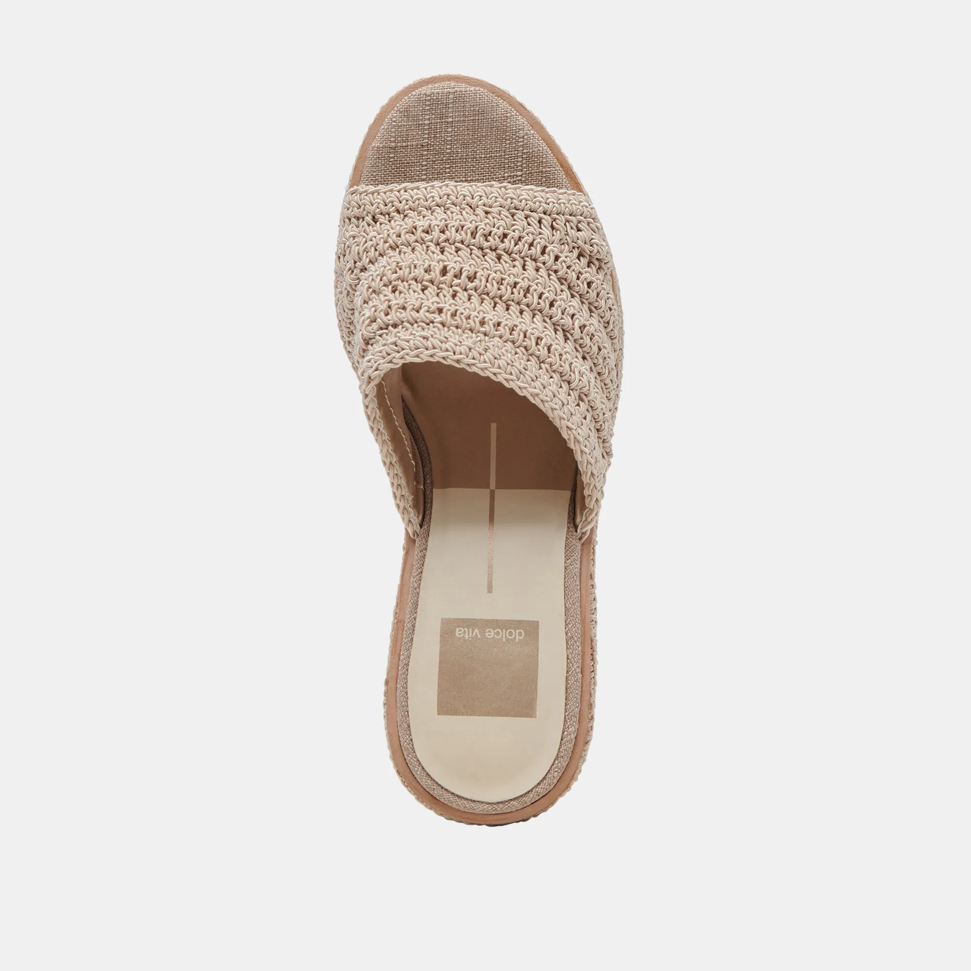 LADIN HEELS IVORY WOVEN