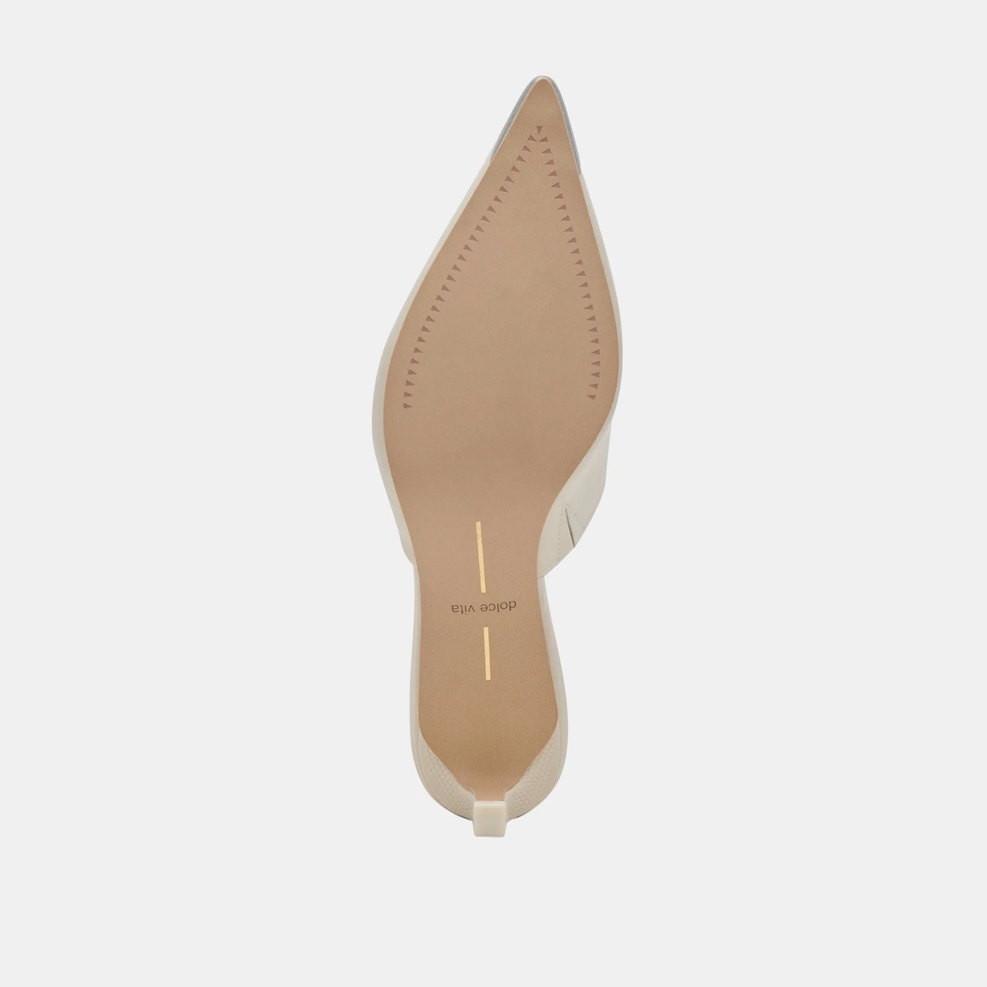 LEXY HEELS IVORY LEATHER