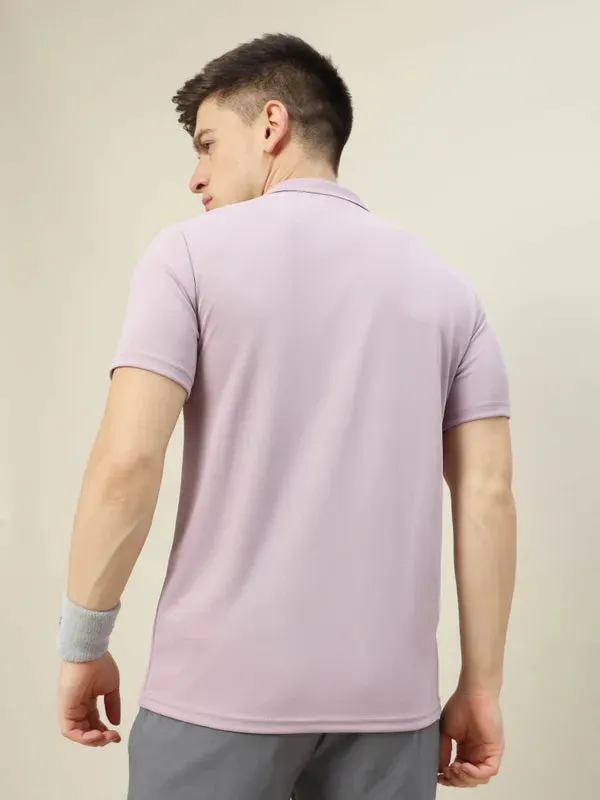 Men Colorblock Slim Fit Polo T-shirt with TECHNO COOL 