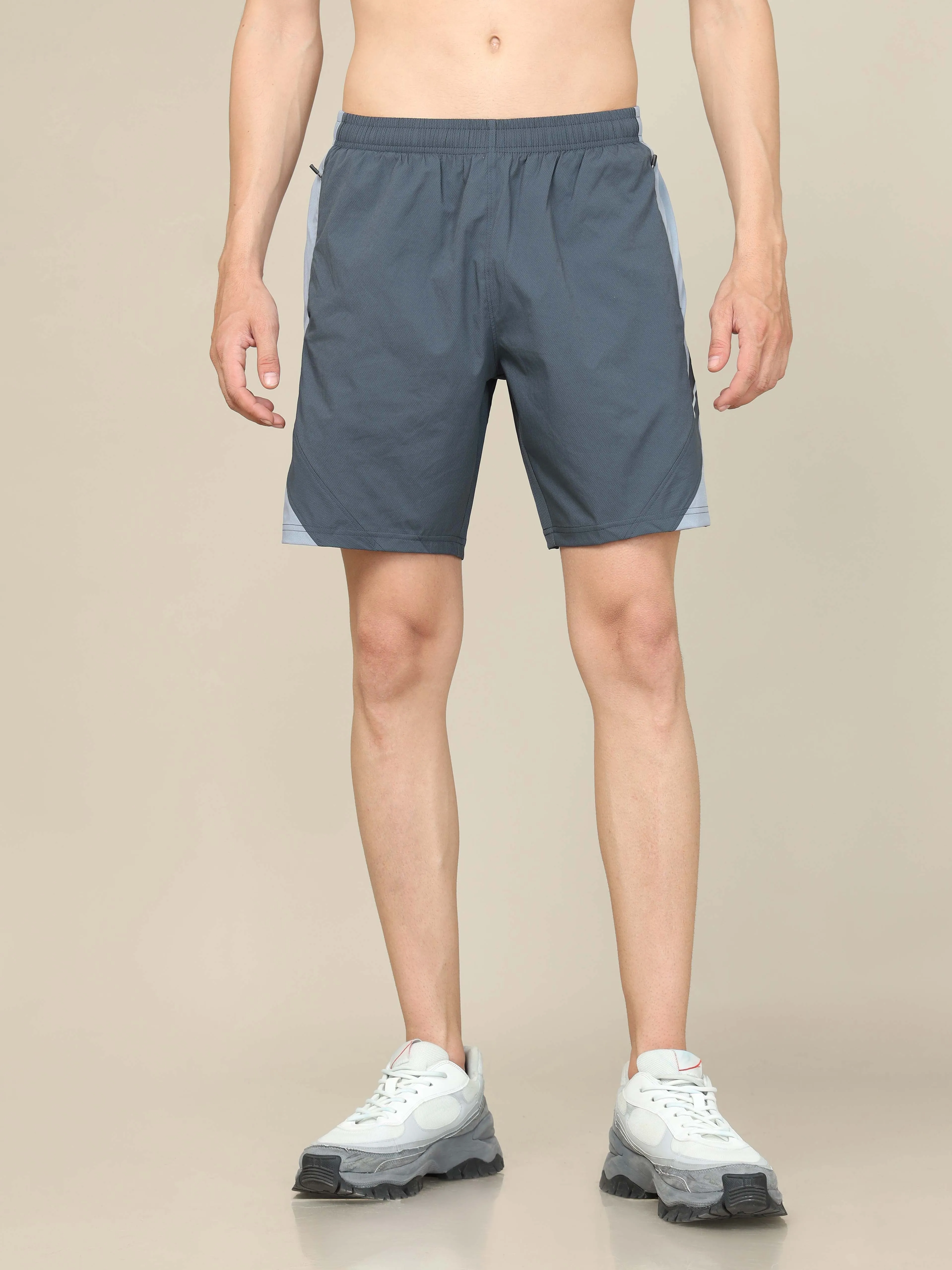 Men Colorblock Slim Fit Shorts with Lytra