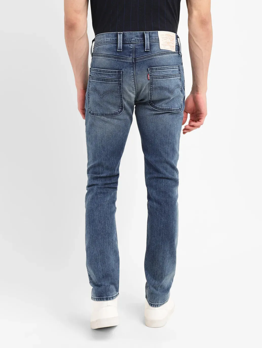 Men's 512 Mid Indigo Slim Tapered Fit Jeans