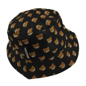 Moschino Bucket Hat Black Toy Bear