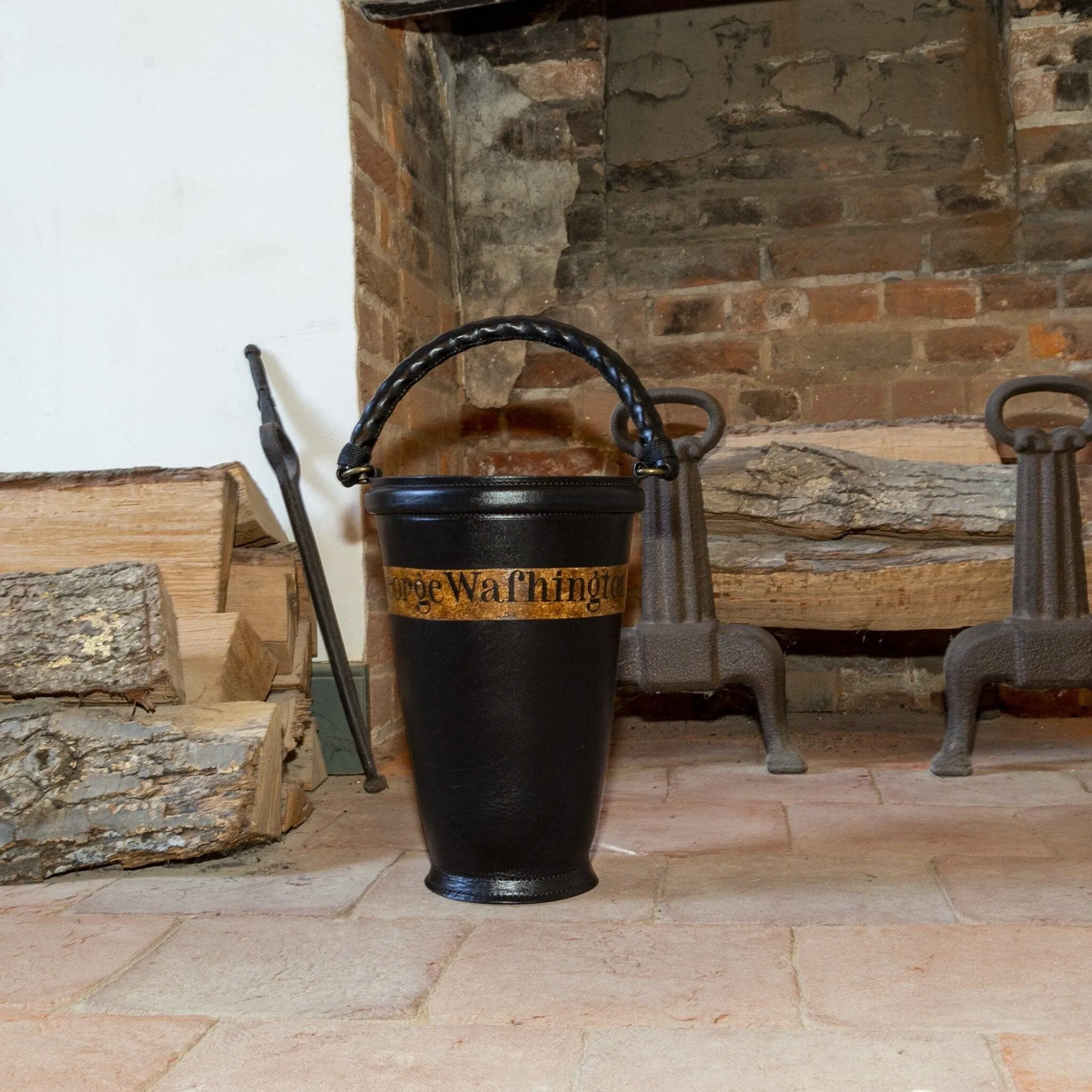 Mount Vernon Leather Fire Bucket