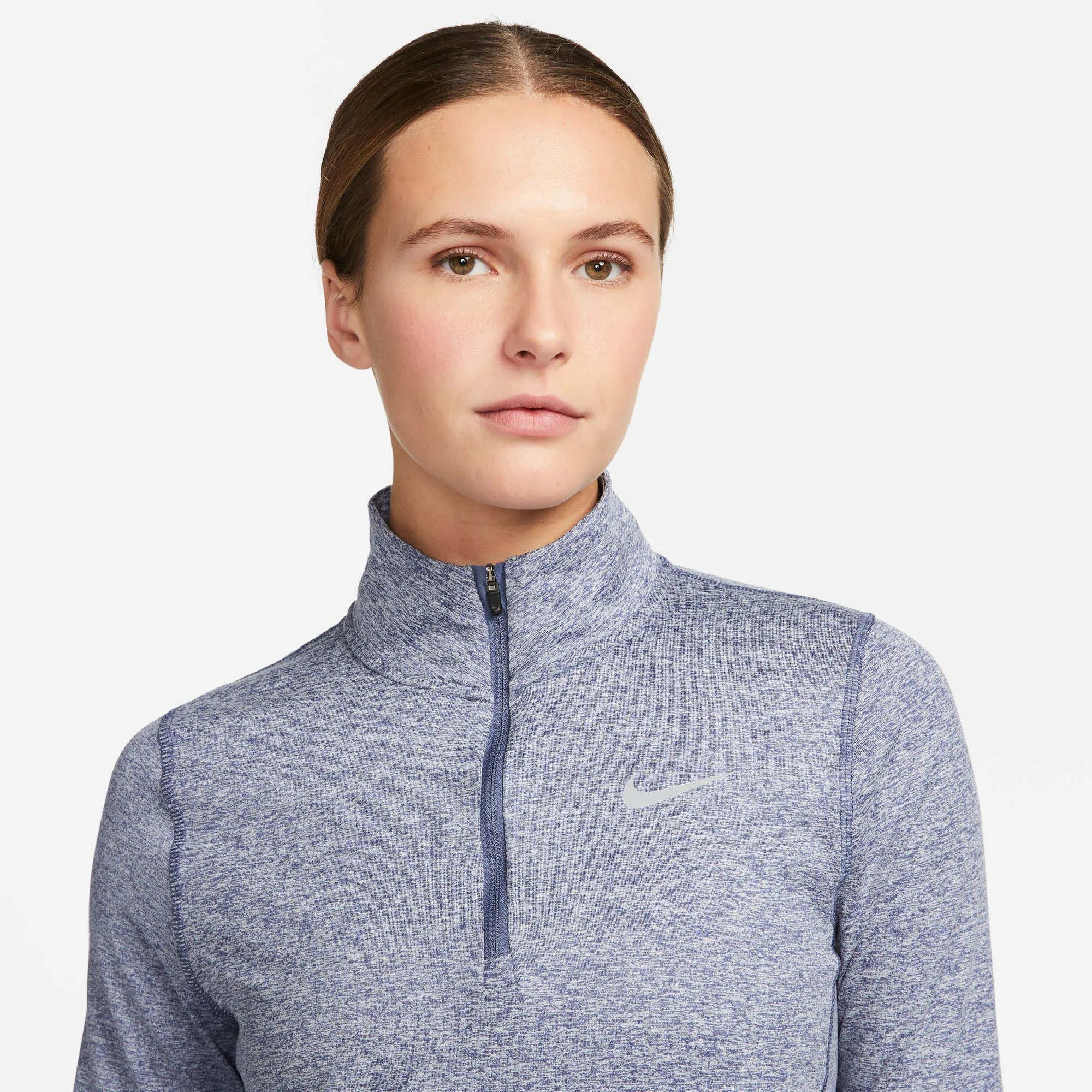 Nike | Women's Dri-FIT Element 1/2-Zip Running Top - Diffused Blue