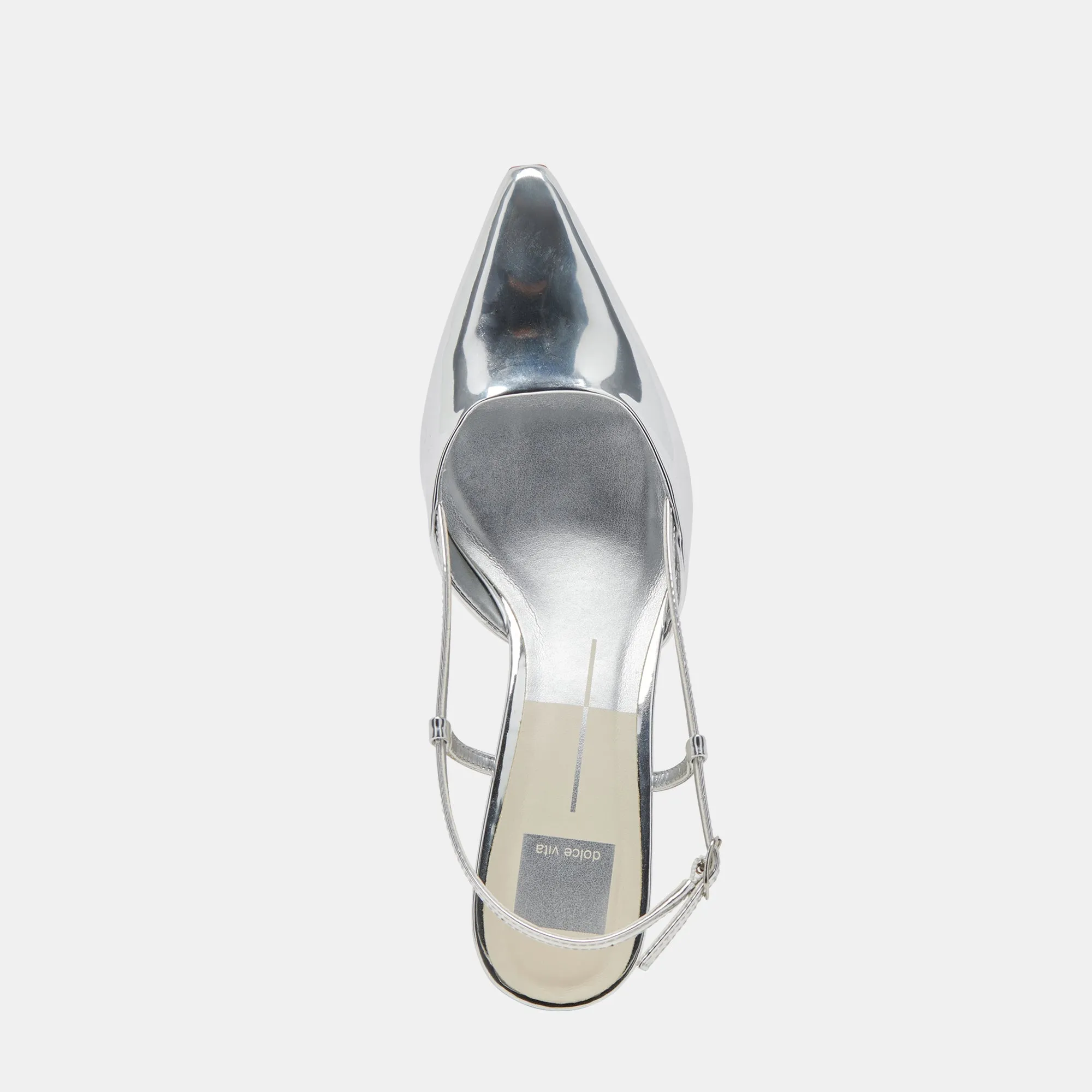 ODELA WIDE HEELS SILVER STELLA