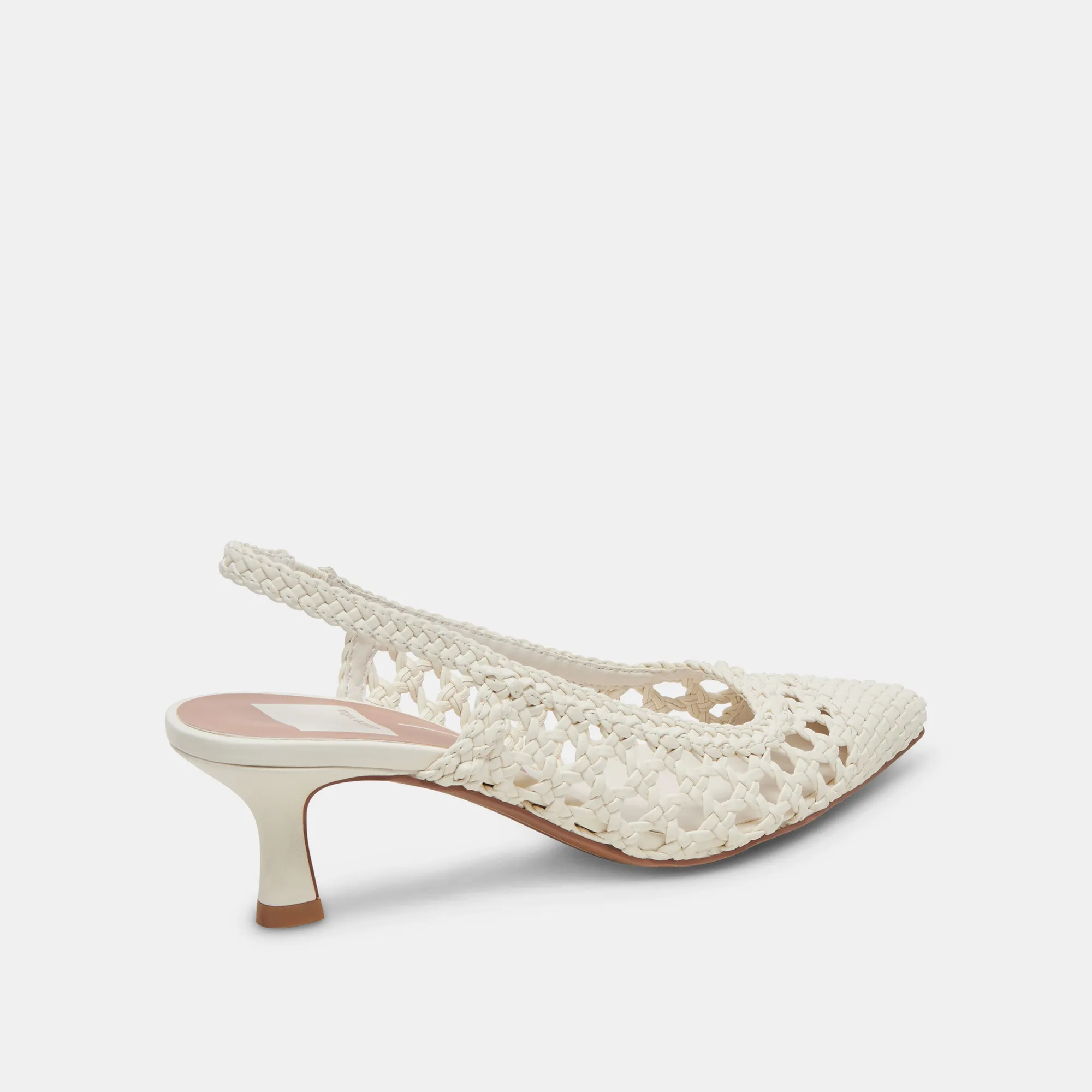 OLYMPA HEELS WHITE STELLA