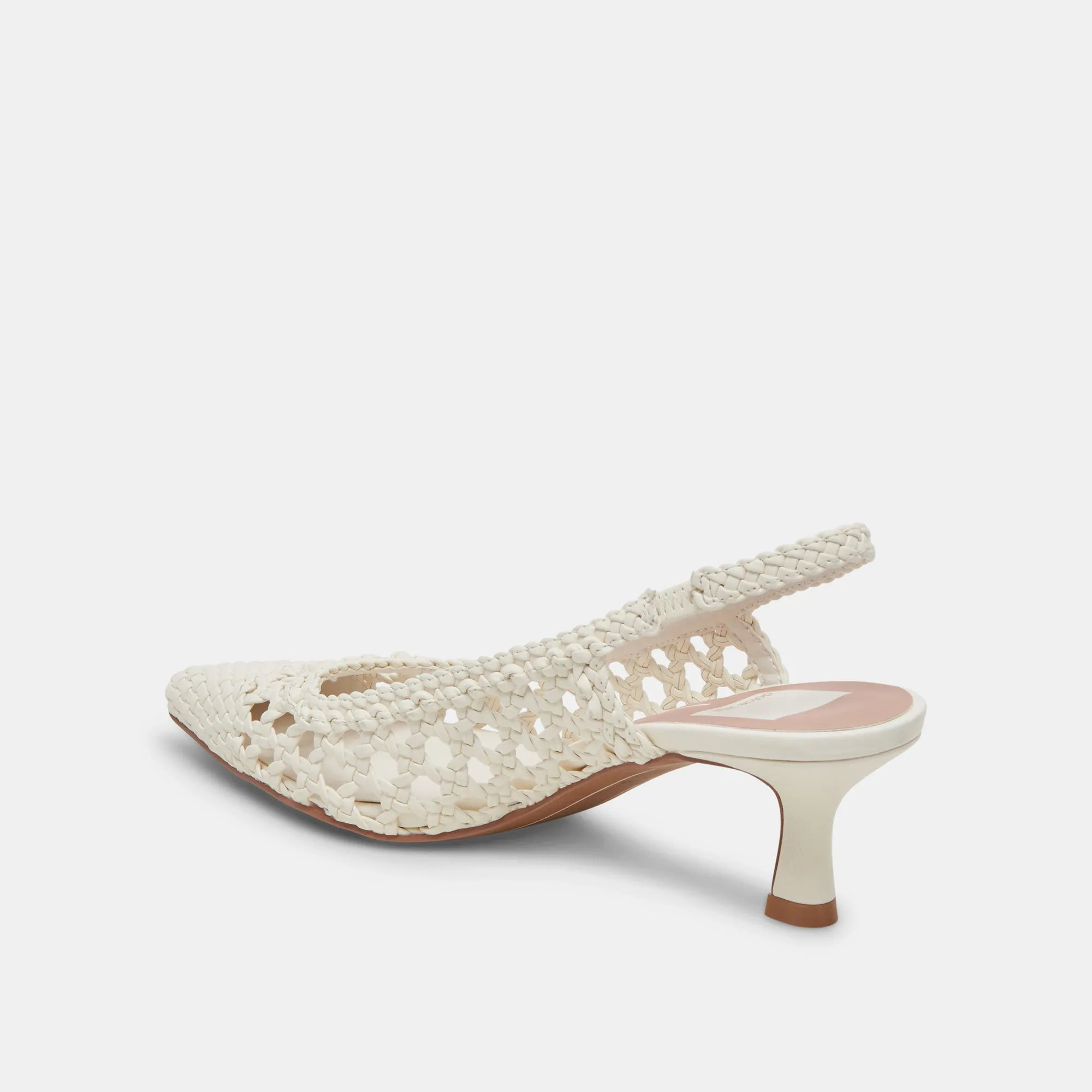 OLYMPA HEELS WHITE STELLA