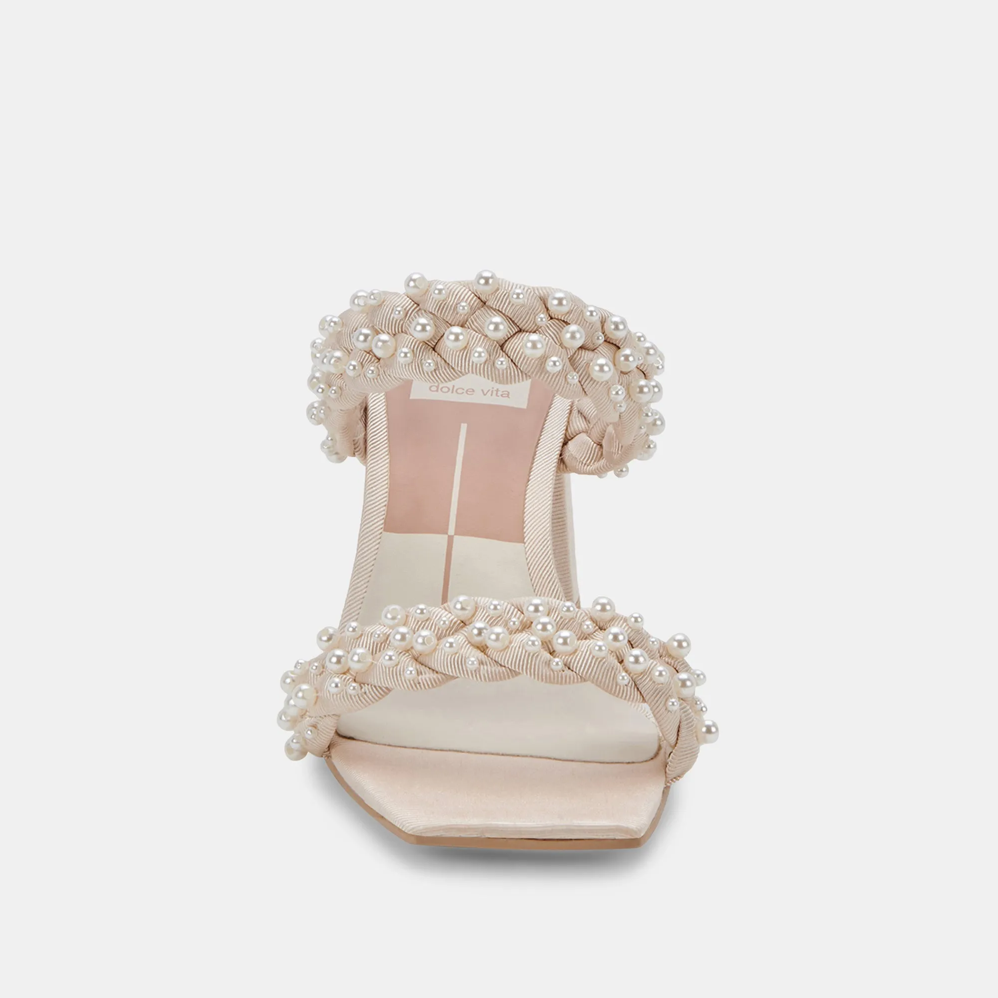 PAILY PEARL HEELS VANILLA PEARLS