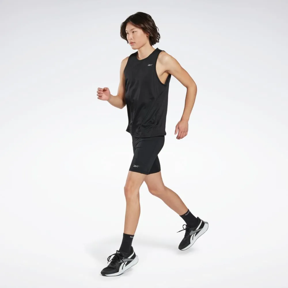 Reebok Apparel Men Running Short Tights BLACK