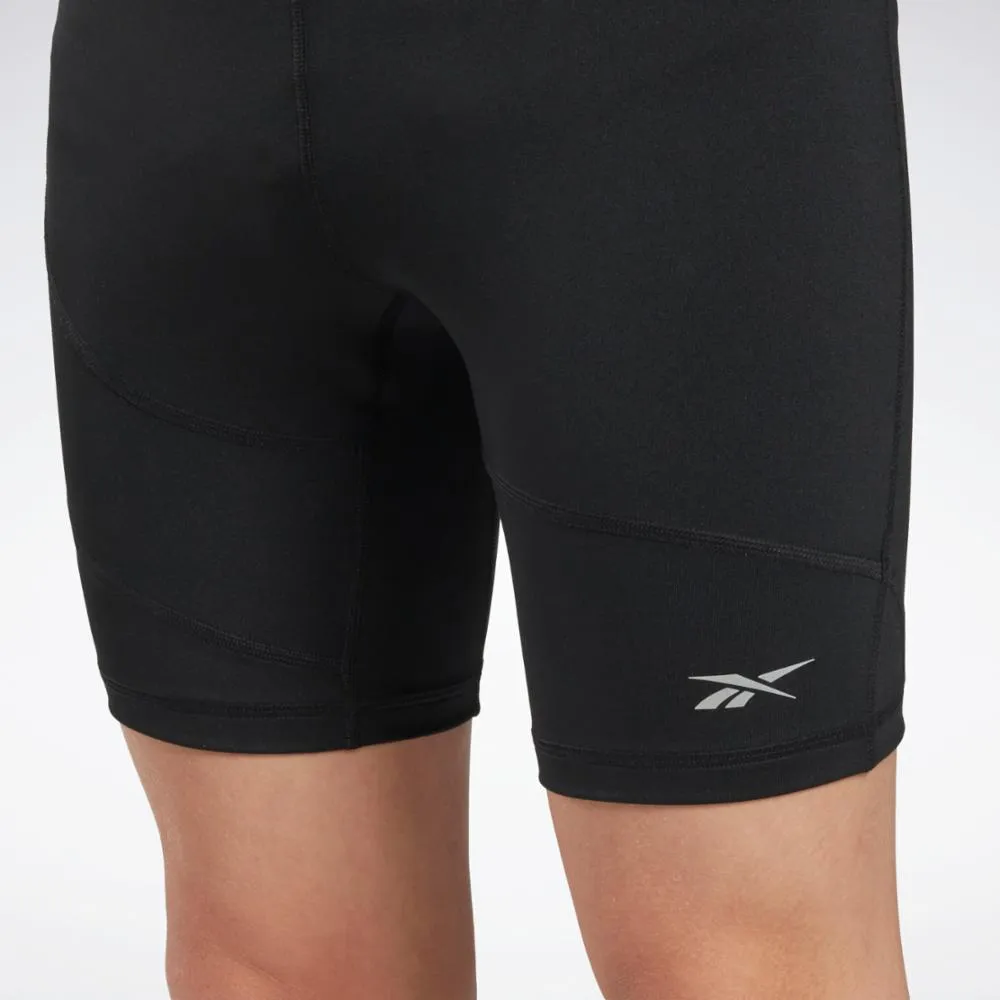 Reebok Apparel Men Running Short Tights BLACK