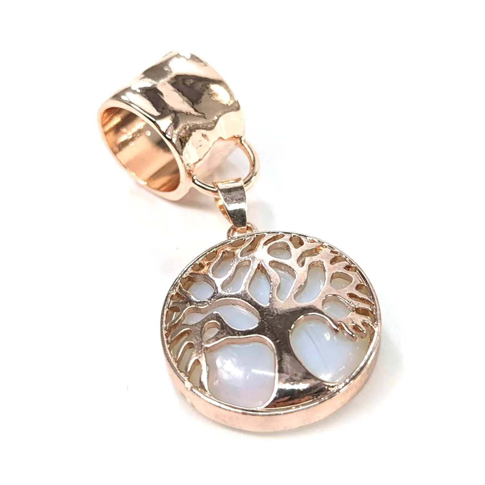 Rose Gold Scarf Jewellery - Opal Tree of Life