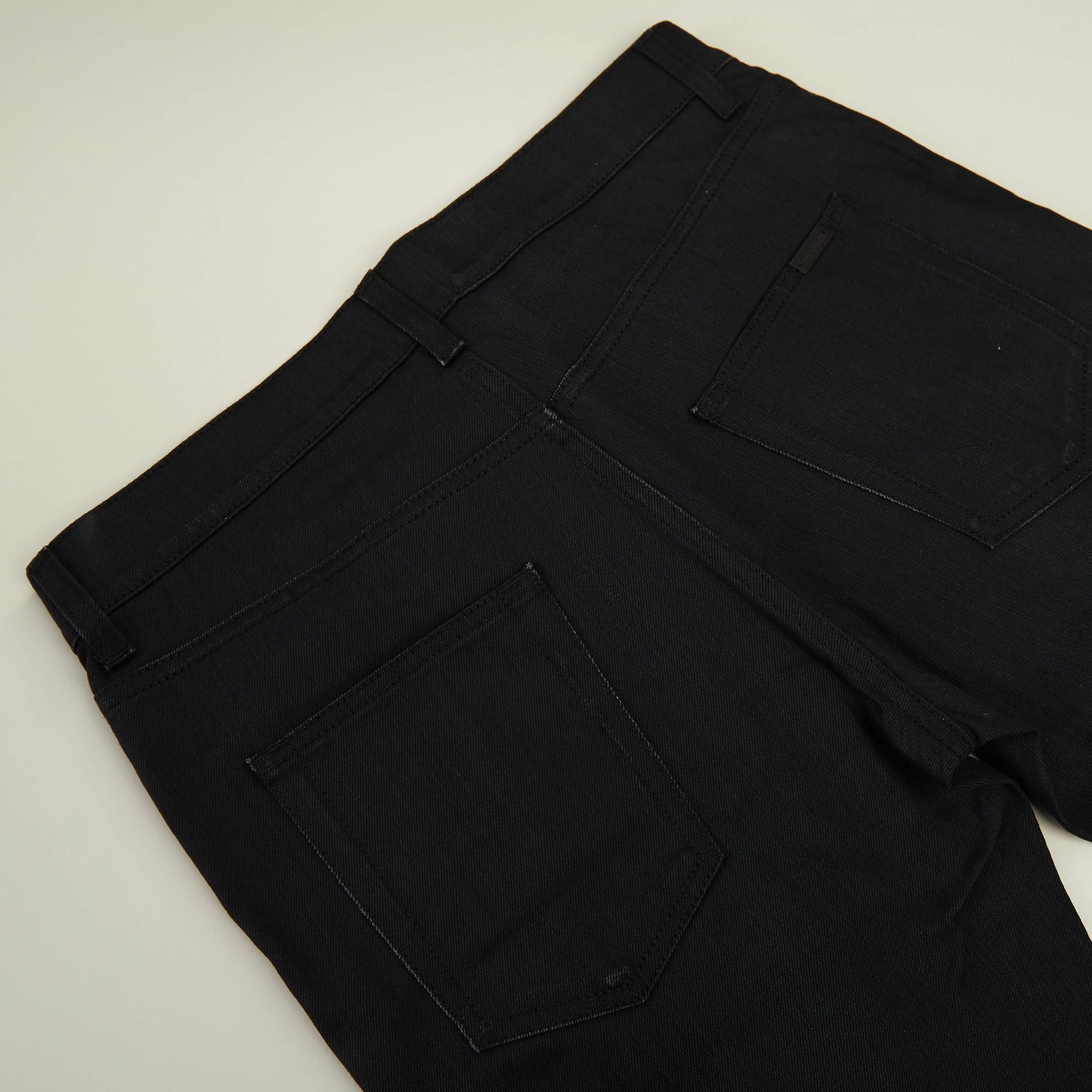 Skinny Jeans In Used Black Denim