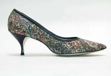 Tapestry Kitten Heels