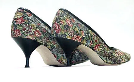 Tapestry Kitten Heels