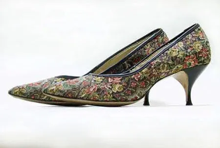 Tapestry Kitten Heels