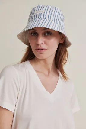 Trudie Bucket Hat - Birch / Classic blue