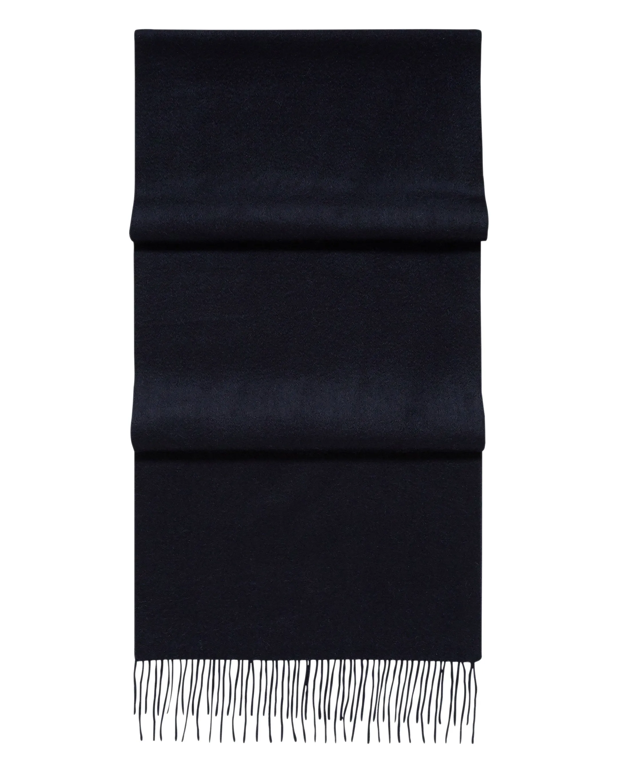 Unisex Woven Cashmere Scarf Navy Blue