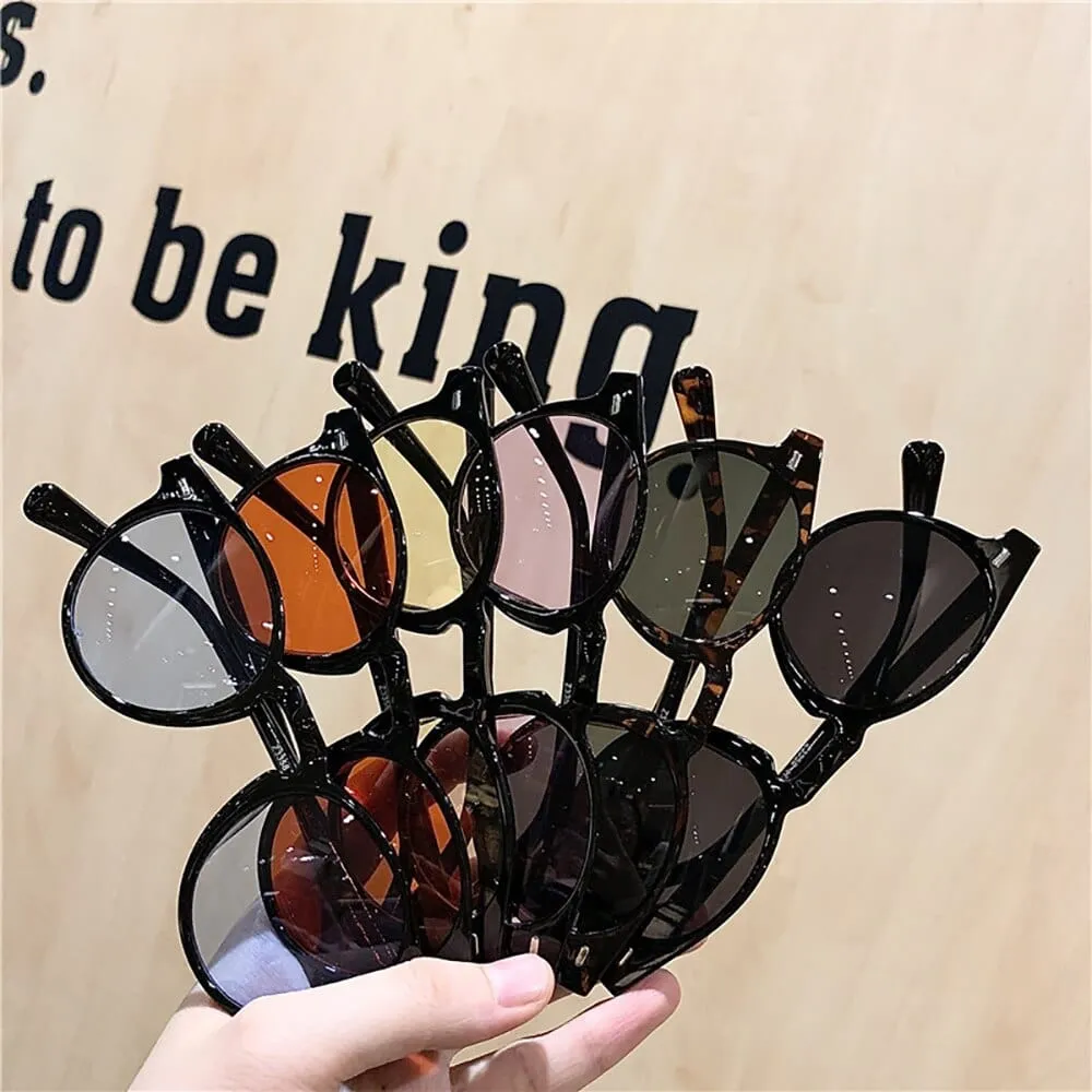 VIVIBEE Retro Men Square Sunglasses Vintage UV400 Leopard Frame Women 2022 Anti Glare Brand Designer Summer Eyeglasses