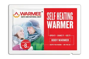 Warmee Body & Hand Warmers Heat Pouch (Pack of 10 Body 6 Hand)