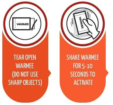 Warmee Hand Warmers Heat Pouch (Pack of 6 Pairs)